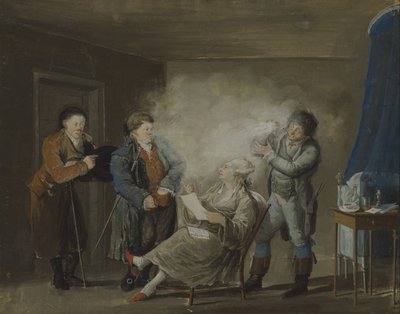 While the Wig is Being Powdered by Per Nordqvist
